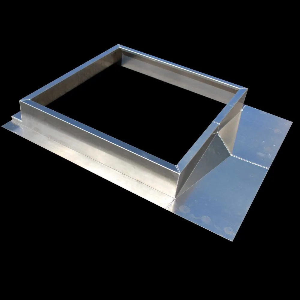 Metal building custom curb