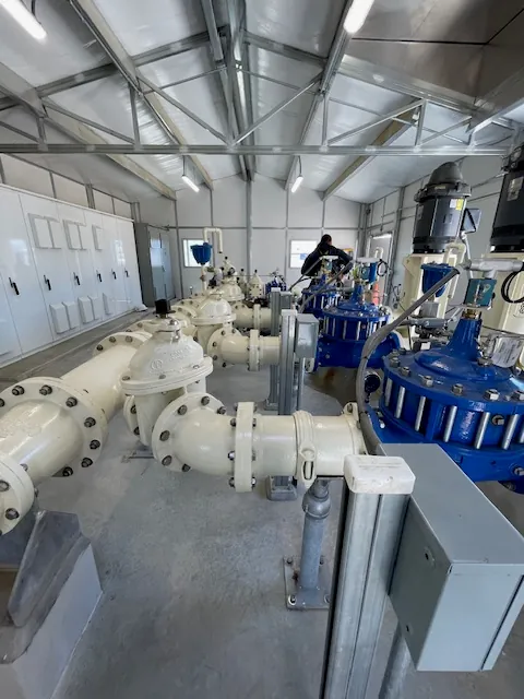 Mechanical room served by Custom Curb roof curbs